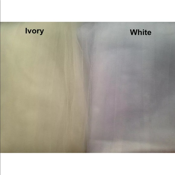 NEW 2 layer cathedral length veil with comb